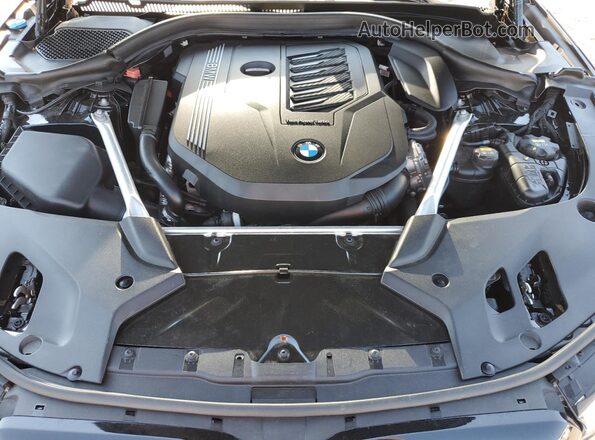 WBAJS3C04LCE49471 2020 BMW 5 SERIES Black Rear interior view
