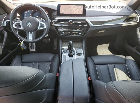 WBAJS3C04LCE49471 2020 BMW 5 SERIES Black Dashboard view