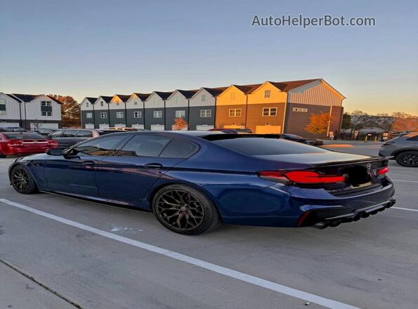 WBAJS7C00LBN96137 2020 BMW M5 Blue უკანა მარჯვენა