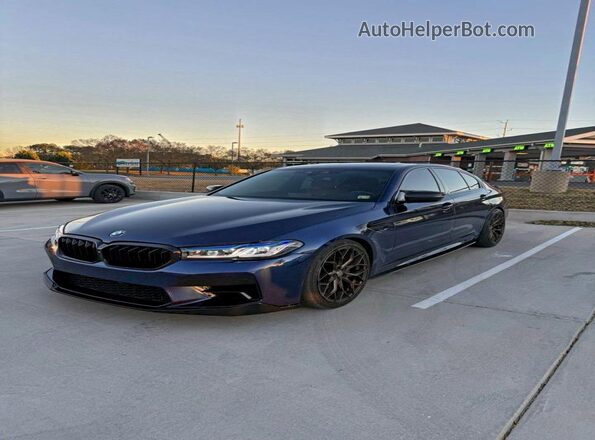 WBAJS7C00LBN96137 2020 BMW M5 Blue უკანა მარცხენა