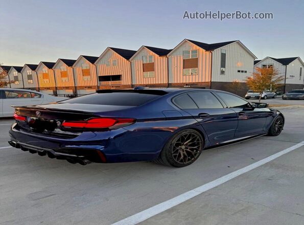 WBAJS7C00LBN96137 2020 BMW M5 Blue წინა მარჯვენა