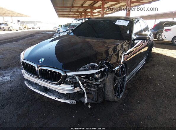 WBAJS7C02LBN96639 2020 BMW 5 SERIES Black Front view