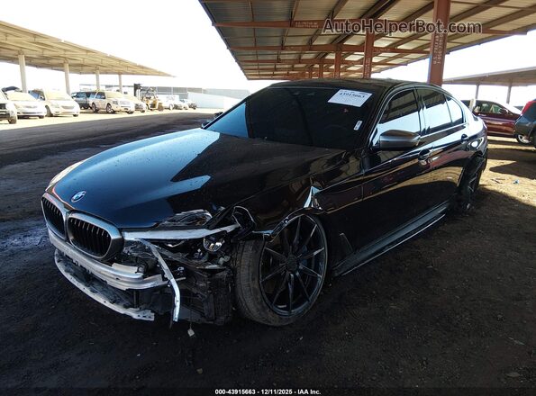 WBAJS7C02LBN96639 2020 BMW 5 SERIES Black Front left