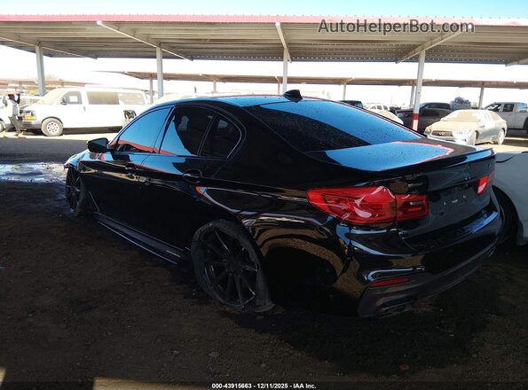 WBAJS7C02LBN96639 2020 BMW 5 SERIES Black Rear left