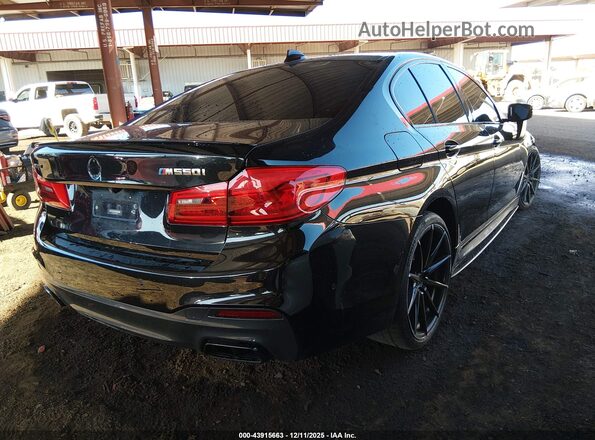 WBAJS7C02LBN96639 2020 BMW 5 SERIES Black Rear right
