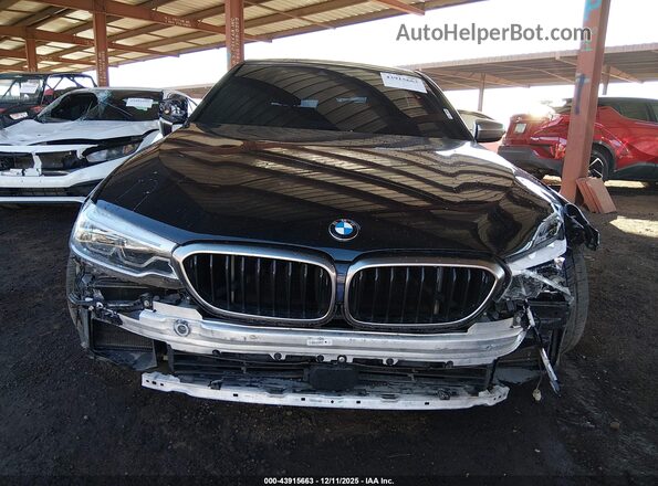 WBAJS7C02LBN96639 2020 BMW 5 SERIES Black Instrument cluster view