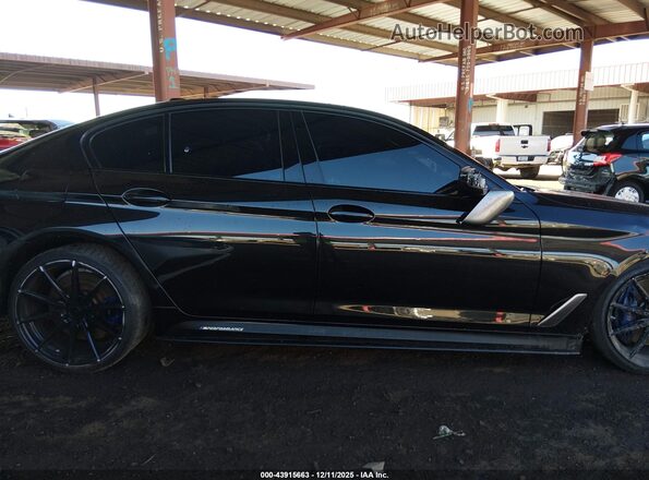WBAJS7C02LBN96639 2020 BMW 5 SERIES Black Rear interior view