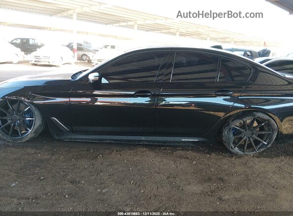 WBAJS7C02LBN96639 2020 BMW 5 SERIES Black 360 interior view