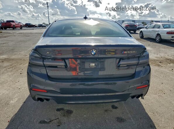 WBAJS7C03LCE13617 2020 BMW M5 Gray Vista trasera