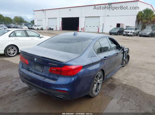 WBAJS7C06LCD00373 2020 BMW 5 SERIES Blue უკანა მარჯვენა
