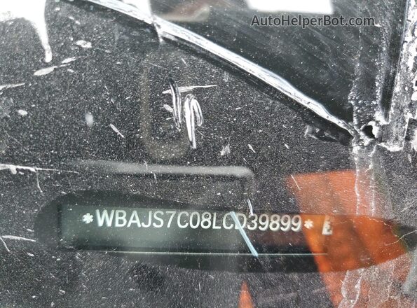 WBAJS7C08LCD39899 2020 BMW M5 White Engine compartment view