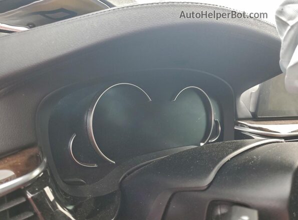 WBAJV6C51JBK06799 2018 BMW 6 SERIES White Instrument cluster view