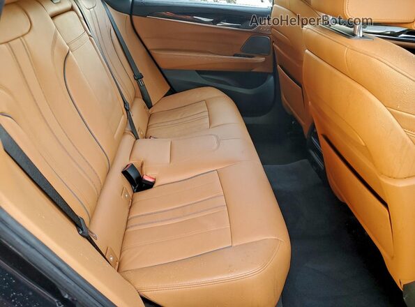 WBAJV6C58JBJ99401 2018 BMW 6 SERIES Black Rear seats view