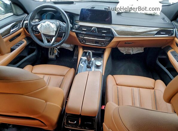 WBAJV6C58JBJ99401 2018 BMW 6 SERIES Black Dashboard view