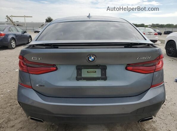 WBAJV6C59JBK07733 2018 BMW 6 SERIES Blue Vista trasera
