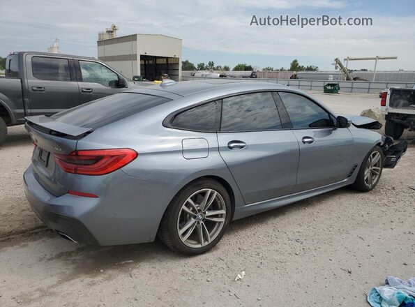 WBAJV6C59JBK07733 2018 BMW 6 SERIES Blue Trasero derecho