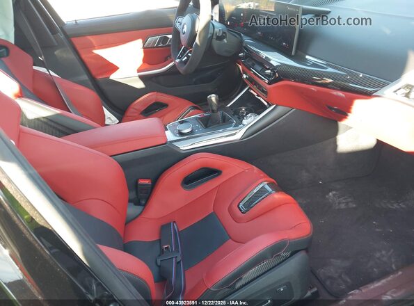WBS13HJ02SFV42332 2025 BMW M3 Black Front interior view