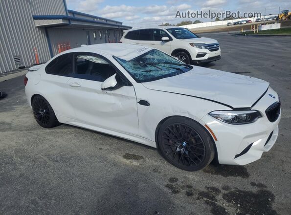 WBS2U7C02L7F86824 2020 BMW M2 White Delantero derecho