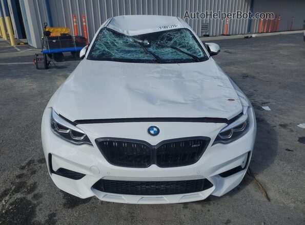 WBS2U7C02L7F86824 2020 BMW M2 White Vista frontal