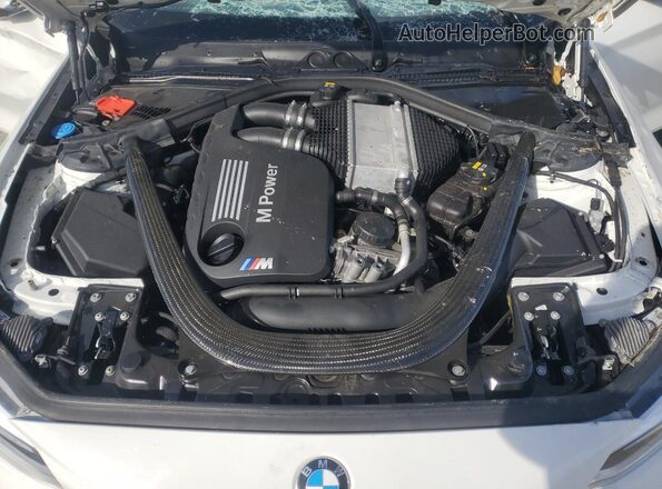 WBS2U7C02L7F86824 2020 BMW M2 White Vista interior trasera