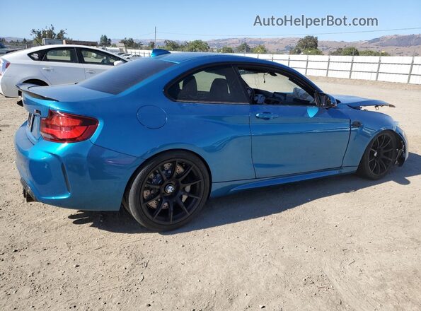 WBS2U7C02L7F89254 2020 BMW M2 Blue Rear right