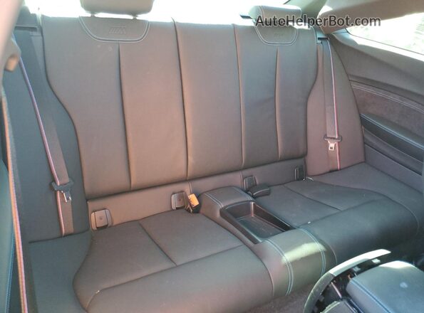 WBS2U7C02L7F89254 2020 BMW M2 Blue Rear seats view