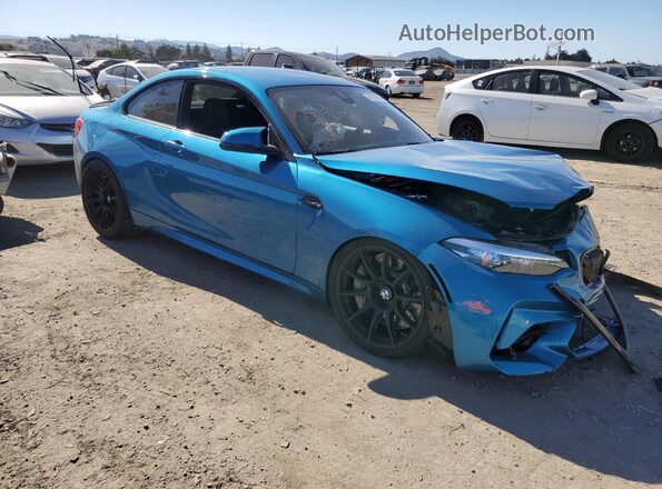 WBS2U7C02L7F89254 2020 BMW M2 Blue Front right
