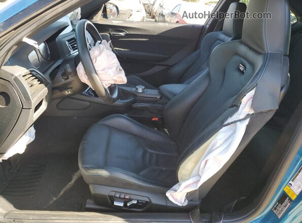 WBS2U7C02L7F89254 2020 BMW M2 Blue Front interior view