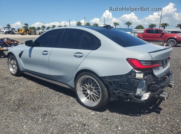 WBS33AY00MFL53803 2021 BMW M3 Gray უკანა მარცხენა
