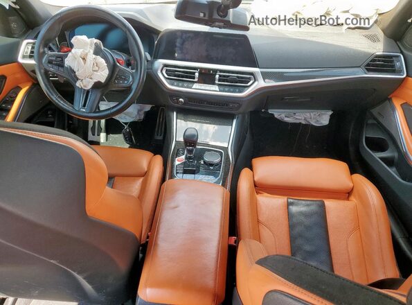 WBS33AY02NFL95083 2022 BMW M3 Синий Вид панели приборов