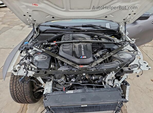 WBS33AY06MFL12818 2021 BMW M3 Gray Rear interior view