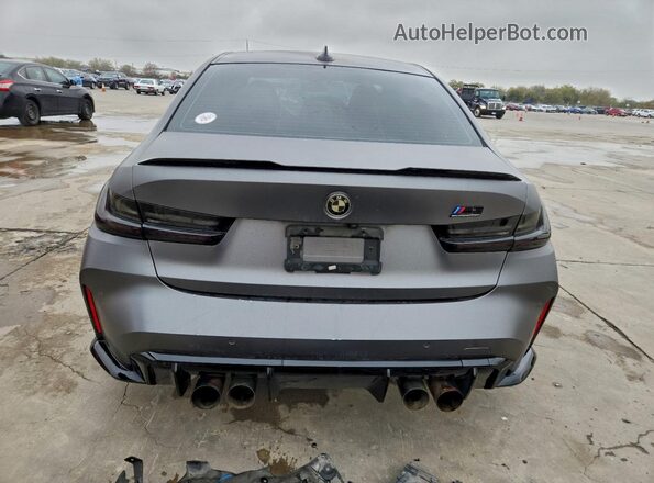 WBS33AY06MFL12818 2021 BMW M3 Gray Rear view