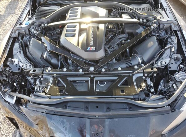 WBS33BA07NCK98026 2022 BMW M4 Black Вид задньої частини салону