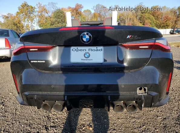 WBS33BA07NCK98026 2022 BMW M4 Black Вид ззаду