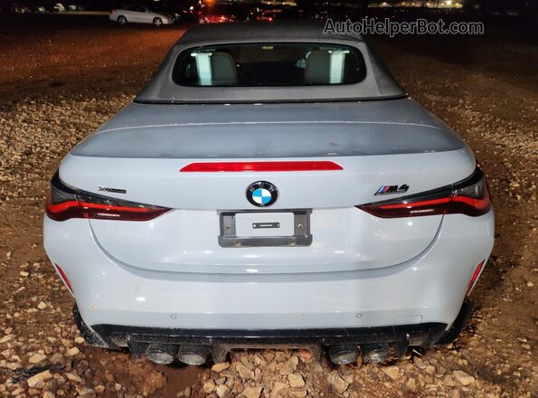 WBS33BA07RCP38493 2024 BMW M4 Gray Rear view