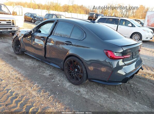 WBS33HJ05SFV25940 2025 BMW M3 Gray Rear left