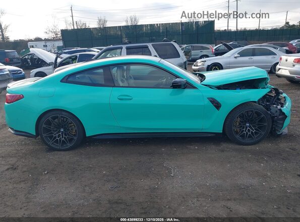 WBS33HK06SCS09205 2025 BMW M4 Green Widok wnętrza z tyłu