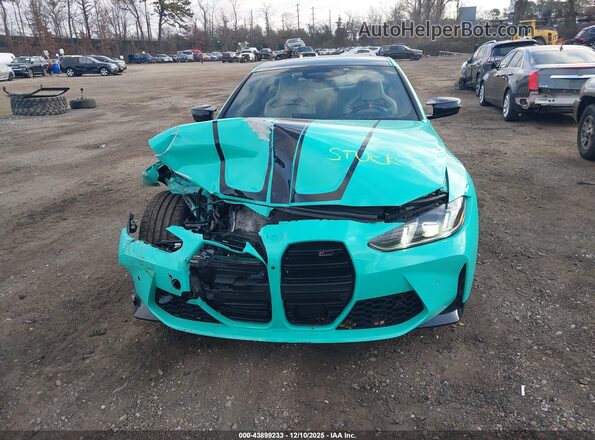 WBS33HK06SCS09205 2025 BMW M4 Green Widok zestawu wskaźników