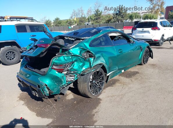 WBS33HK08SCS65744 2025 BMW M4 Green Rear right