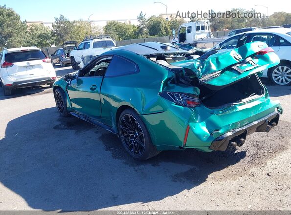 WBS33HK08SCS65744 2025 BMW M4 Green Rear left