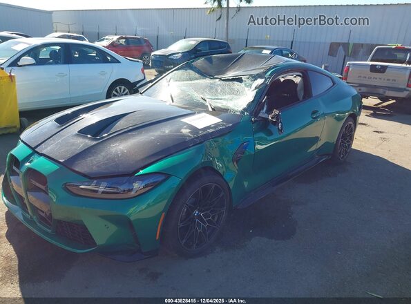 WBS33HK08SCS65744 2025 BMW M4 Green Front view