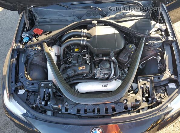 WBS3R9C32HA014042 2017 BMW M4 Black უკანა სალონის ხედი