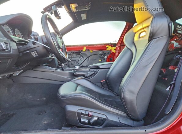 WBS3R9C33HA014437 2017 BMW M4 Оранжевый Вид салона спереди