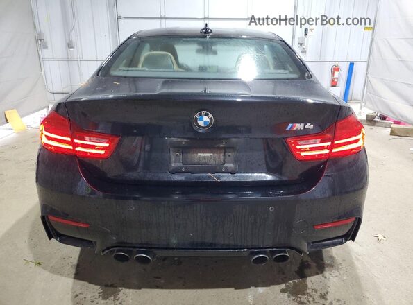 WBS3R9C3XHA014032 2017 BMW M4 Black Вид ззаду