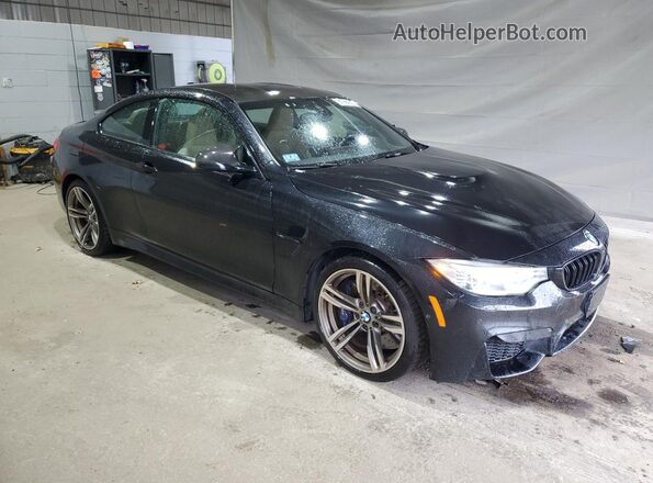 WBS3R9C3XHA014032 2017 BMW M4 Black Передня права чверть