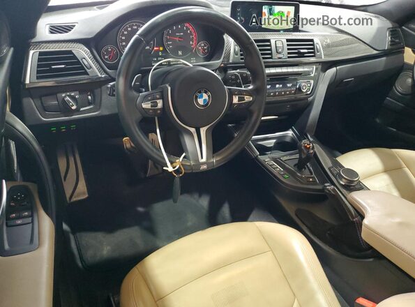 WBS3R9C3XHA014032 2017 BMW M4 Black Вид панелі приладів