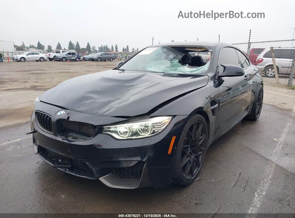 WBS3R9C58GK337246 2016 BMW M4 Черный Передняя левая четверть