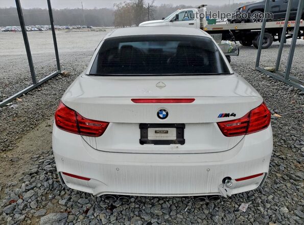 WBS3U9C53HP970644 2017 BMW M4 White უკანა ხედი
