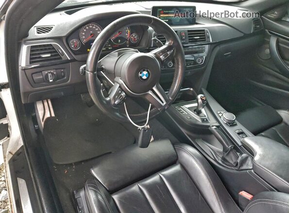 WBS3U9C53HP970644 2017 BMW M4 White წინა პანელის ხედი