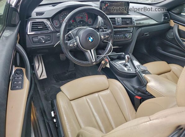 WBS3U9C59GP968816 2016 BMW M4 Белый Вид панели приборов